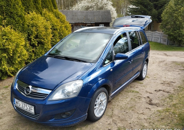 Opel Zafira cena 9500 przebieg: 297000, rok produkcji 2008 z Siedlce małe 781